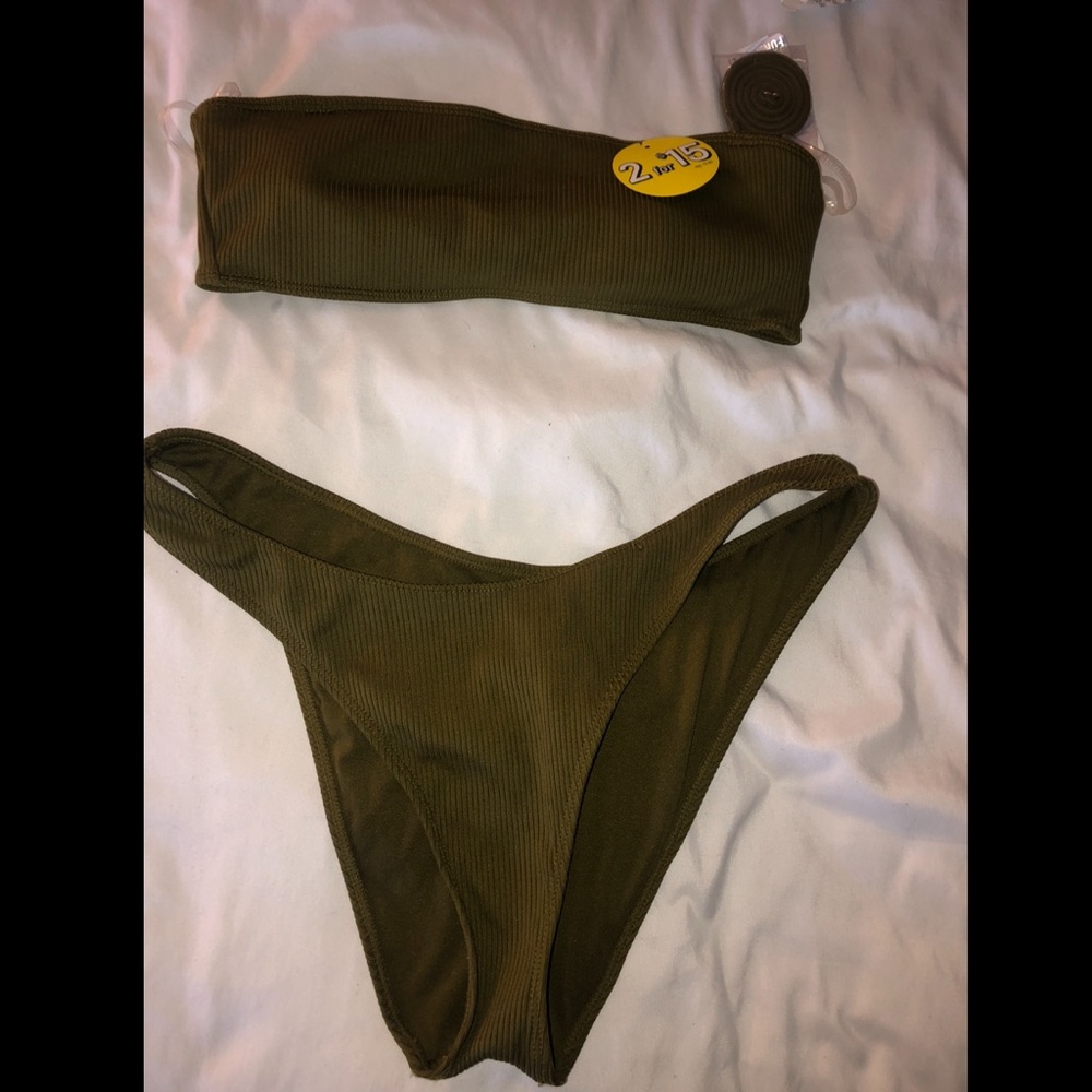 Olive Green Bikini